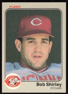 1983 Fleer #602 Bob Shirley   - FREE SHIPPING