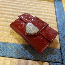 GUCCI 6 ring key case GG Supreme Lovely Heart