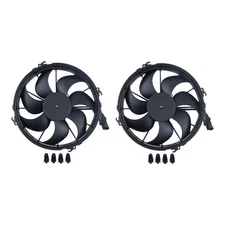 2X 30103202 Electric Fan Replacement for Spal VA01-AP90/VLL-66A 12" 12V 1870 CFM