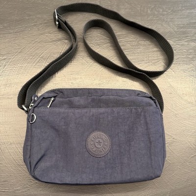 Kipling Damian Crossbody Bag Navy Blue 9.5''L x 6.75''H x 2''D, Zip Compartments
