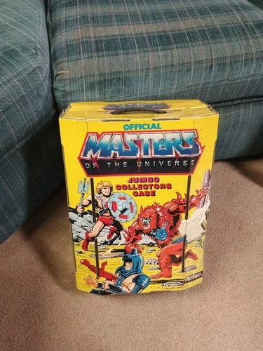 1984 Vintage Tara Original He Man MOTU Action Figure Jumbo Collector Case 50340