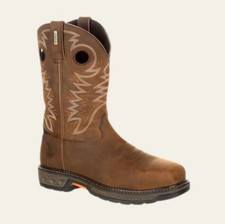 Carbo-Tec LT Brown Alloy Toe Waterproof Work Boot-Carbo-Tec LT Brown Alloy Toe.