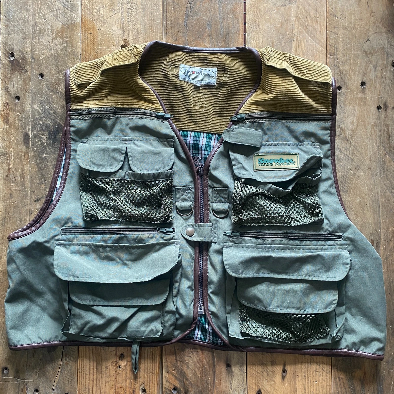 Snowbee Fly Fishing Vest Gilet - Utility Cargo Outdoor - Green & Brown - XXL
Opens in a new window o