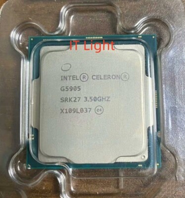 Intel Celeron G5905 SRK27 3.5GHz Dual-Core LGA1200 4MB Processor CPU Tested