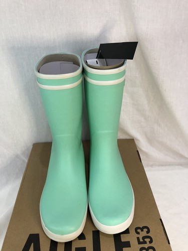 Aigle Unisex's Lolly Pop 2 Rain Boot Uk Size 4 Eu Size 37 Colour Lagoon #577 - Picture 10 of 11