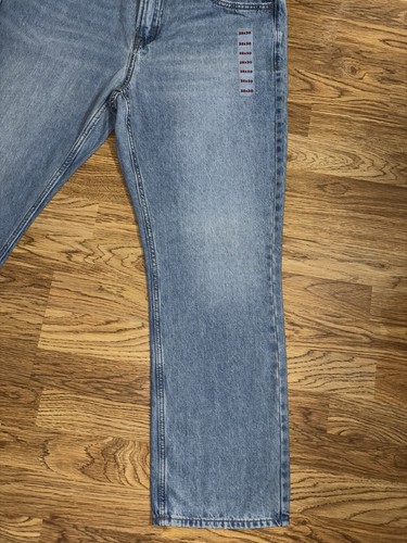 Old Navy Light Wash Straight Leg Jeans Men's Size 38x30 Pockets 100% Cotton NWT - Imagen 10 de 16