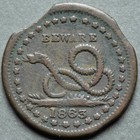 1863 136/397a Patriotic Civil War Token Andrew Jackson Clipped