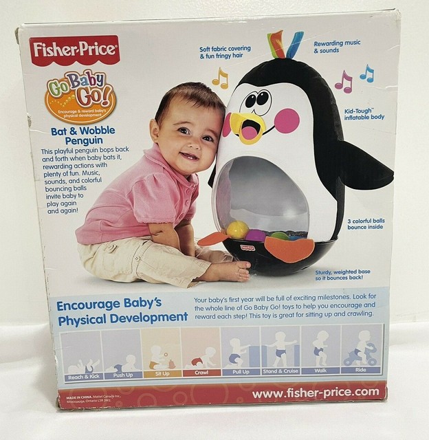 Fisher M4046 Baby Go Bat And Wobble Penguin Toy For Sale Online Ebay