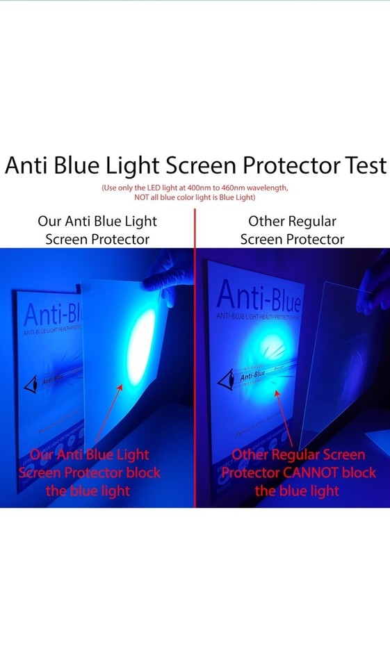 Anti Glare Film TV 55" Blue Light UV Scratch Screen Protector Relieve