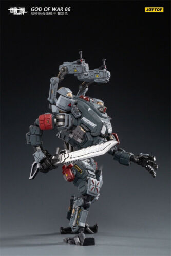 9'' JOYTOY GOD OF WAR 86 Mecha Grey 1/25 Robot W/ Pilot Figure Model Toy - Picture 2 of 10