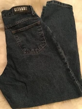 Vintage Gitano Women’s Mom Blue Jeans High Waist Size 14 Petite