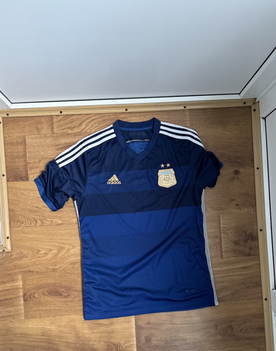 Argentina Away Kit Adidas T Shirt World Cup 2014 Adidas Climacool