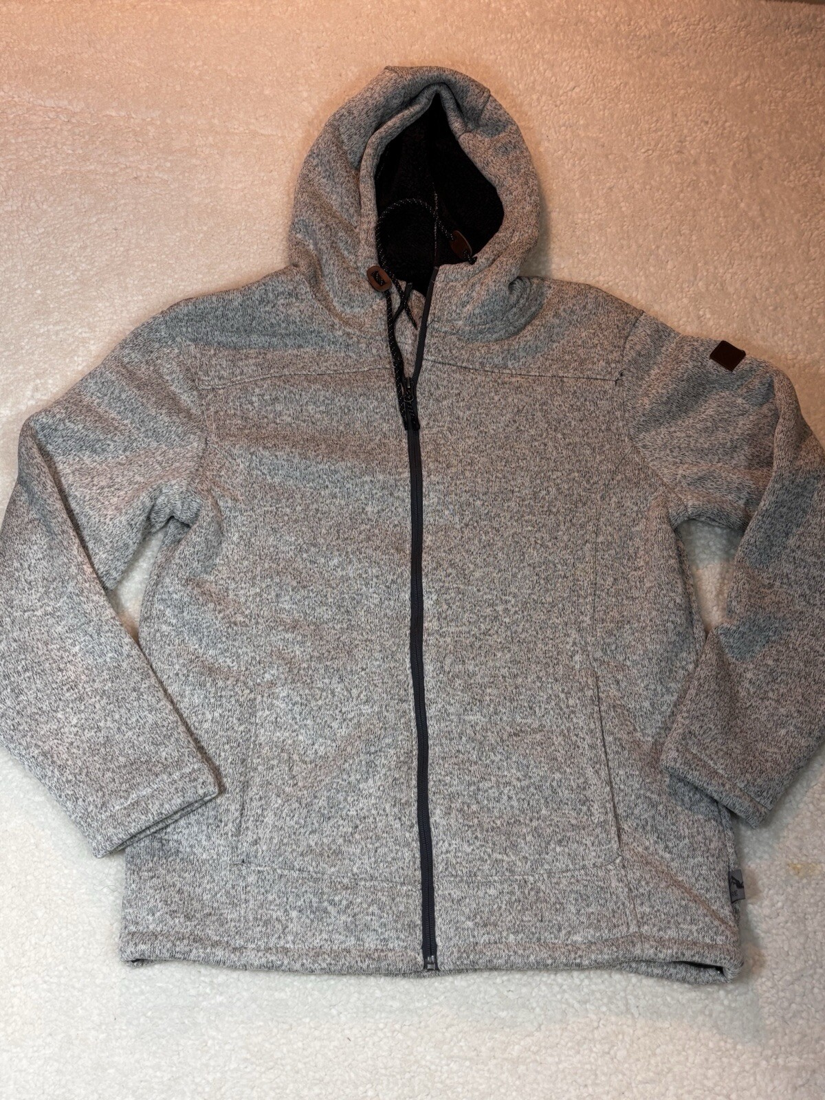 Rugged Elements Fleece Lined Jacket Men MediumHoo… - image 1