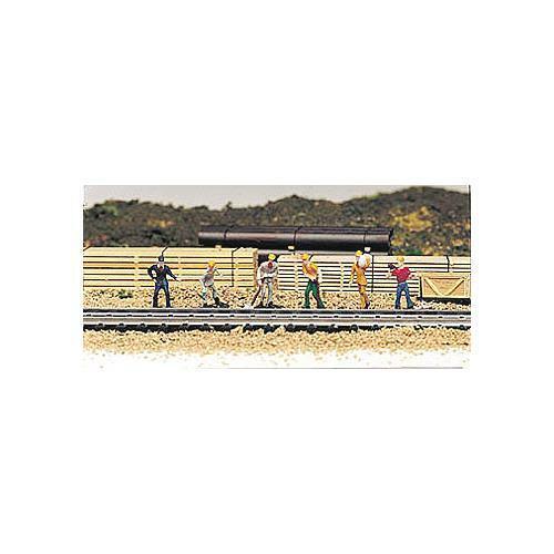 Merten Bachmann N Scale Model Railroad Figures Woodsmen People Working...