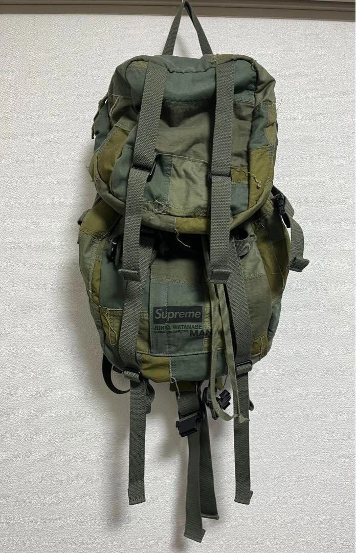 Sac à dos Supreme JUNYA Watanabe Comme des Garçons MAN 21AW patchwork olive OCCASION