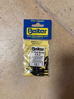 Beiter In-Out Nocke für X10 Gr.2 schwarz