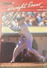 1990 Donruss #122 Dwight Evans 