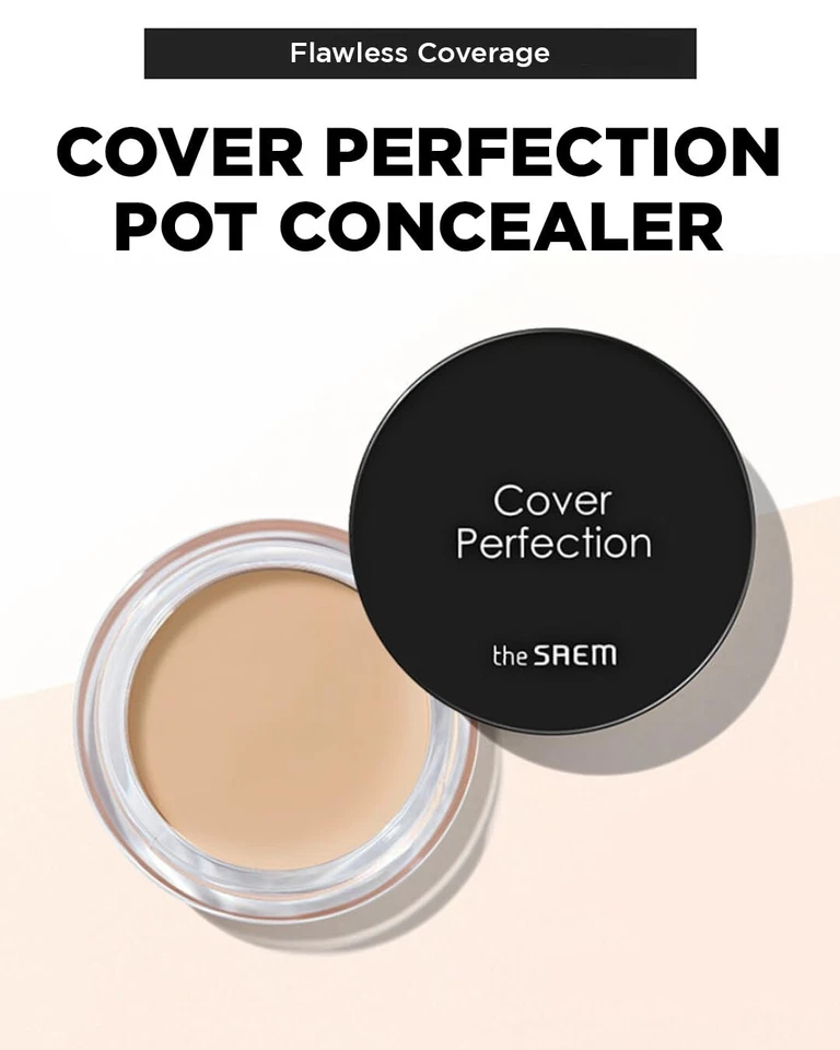 THESAEM Cover Perfection Pot Concealer High Adherence & Coverage Balm, Matte Fin - Image 2 of 4