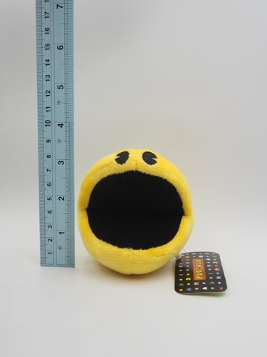 Pac-Man B2804 Yellow Sk Japan Plush 3.5" Toy Doll Namco Mascot Keychain - Picture 2 of 8