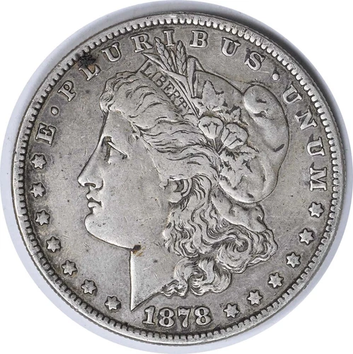 1878-S VAM 57 Morgan Dollar Long Arrow Shaft VF Uncertified #1131