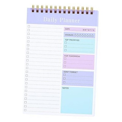 Undated Daily Planner 2025, 52 Sheets To Do List Notebook, 5.2''x7.8'' Daily 