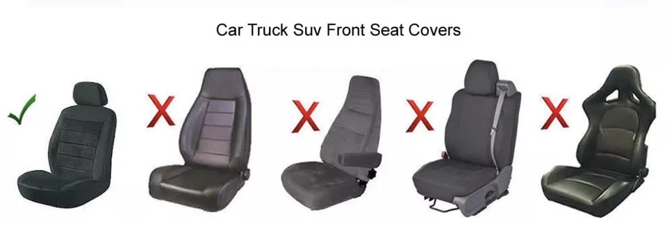 Set Of Two NFL Team Logo Printed Car Seat Cover - Image 2 of 4