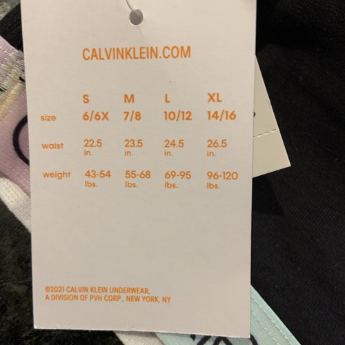 New CALVIN KLEIN Girls Bralette Bra Small 6/6x Two (2) Pack Underwear - Picture 5 of 6