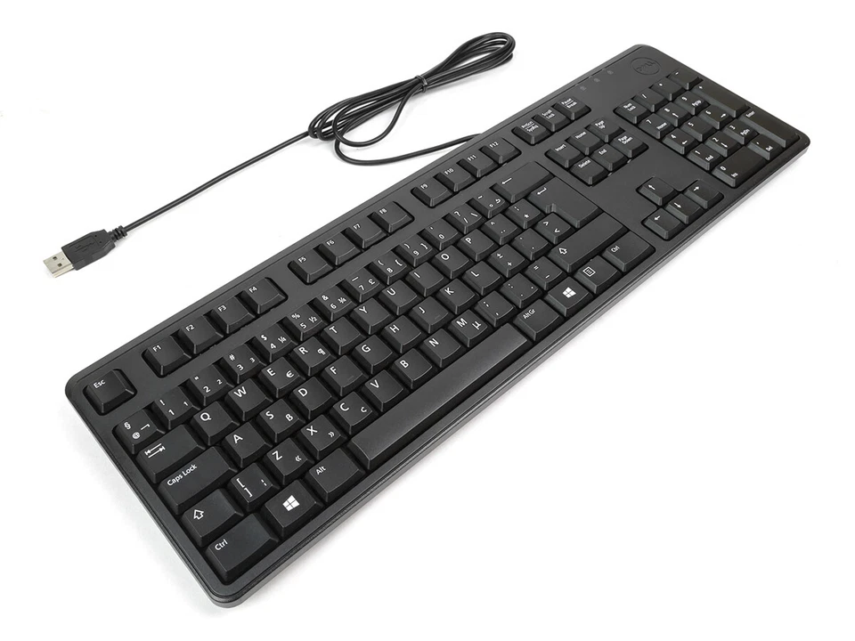 NEW Dell KB212-B QuietKey DUTCH Wired USB Standard Keyboard (Black) - Image 2 of 3