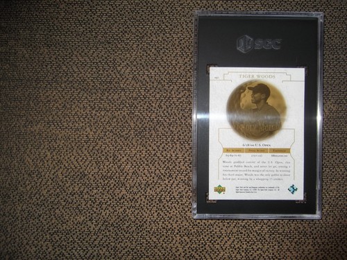 2001 UPPER DECK GOLF SET TIGER WOODS VICTORY MARCH RC #151 SGC 9.5, Rookie! - Picture 2 of 2