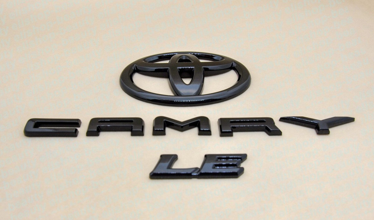 Gloss Black out Overlay Emblem Kt ft TOYOTA 2018-2024 Camry LE AWD | eBay Australa Gloss Black out Overlay Emblem Kt ft TOYOTA 2018-2024 Camry LE AWD | eBay Australa