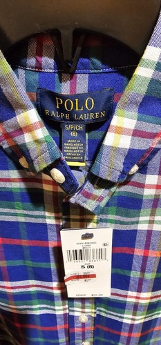 boys ralph lauren polo shirt size 8 Long Sleeve - Picture 3 of 5