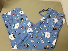 New Mens Joe Boxer Gambling Poker Dice Print Drawstring Lounge Sleep Pants.