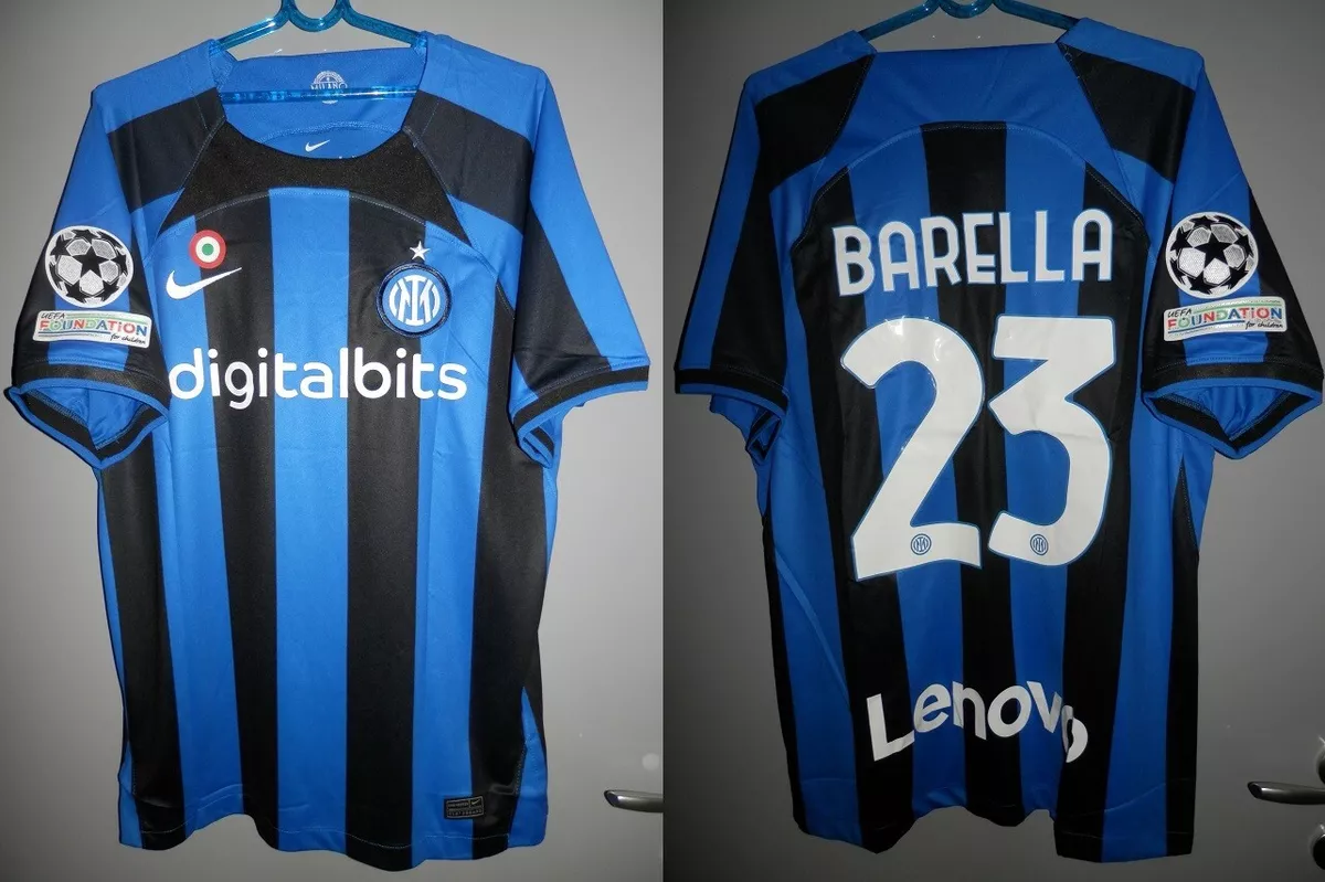 SHIRT INTER MAGLIA 2022 2023 BARELLA 23 ITALIA ITALY JERSEY