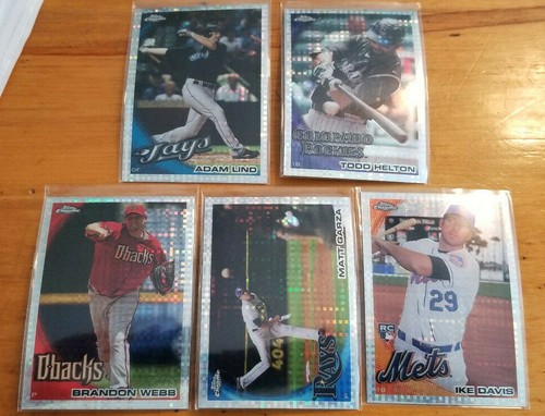 2010 Topps Chrome Refractors, X-Fractors you pick choice - Picture 2 of 2