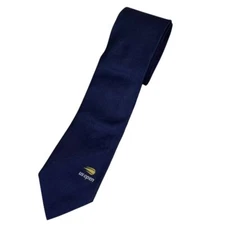 POLO Ralph Lauren US Open Men's Tie 100% Silk Navy Blue Made in Italy NWT $125
