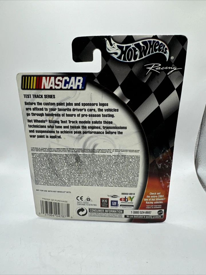 Coche de prueba Sharpie 2004 Kurt Busch 1/64 Hot Wheels Foto 3 de 3