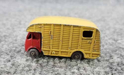VINTAGE MOKO LESNEY MATCHBOX 1-75 SERIES #35A 1957 HORSE BOX MK7 GPW - Picture 4 of 8