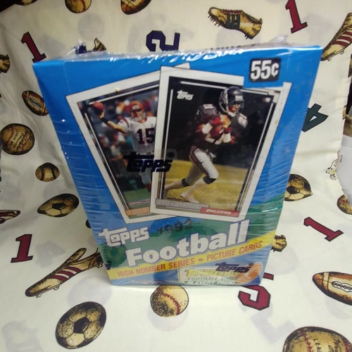 1992 Topps Football Hobby Box High Number Series Favre Rookie Possible