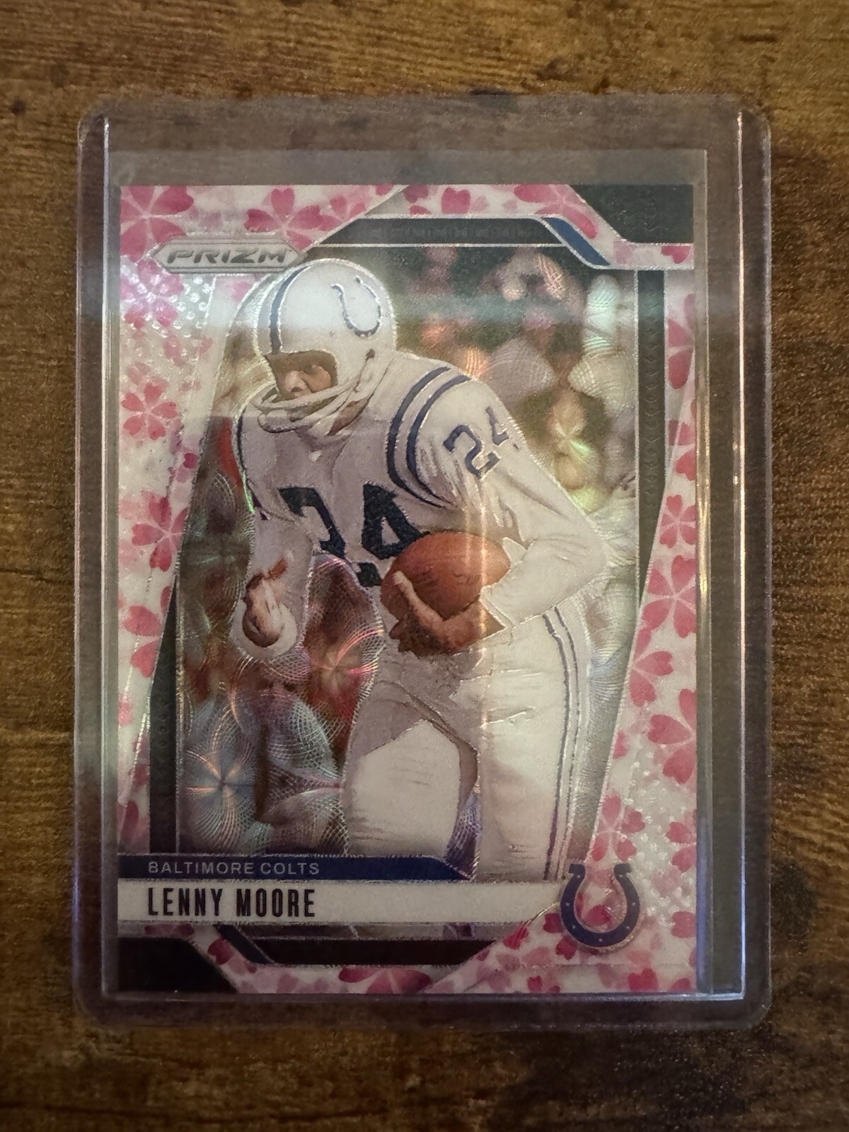 2024 Panini Prizm Choice Lenny Moore #296 CHERRY BLOSSOM #/15 Colts