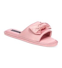 Inc International Concepts ESF-12526 Women's Satin-Bow Slide Slippers, Size 5/6
