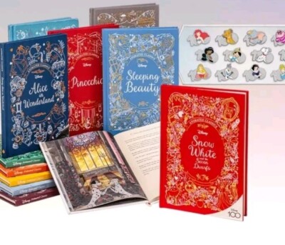 NWT Disney D23 Animated Classics Storybook and Pin Collection