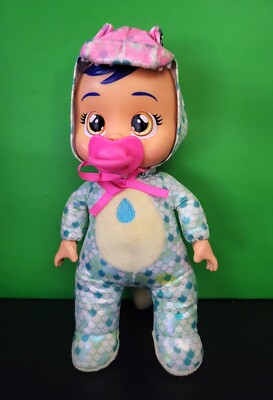 Cry Babies Mia Dino 9'' Baby Doll Plush