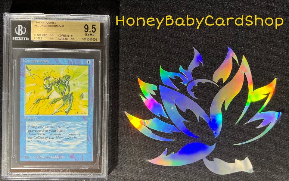 MTG Antiquities 1994 Reconstruction BGS 9.5 GEM MINT Old School 93/94 - Image 4 of 4