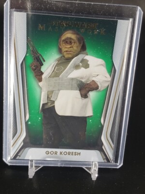 2021 Star Wars Masterwork Green #87 Gor Koresh /99