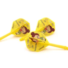 CUESOUL Rost Integrated Dart Shaft and Dart Flights Standard Shape Print,M-28mm