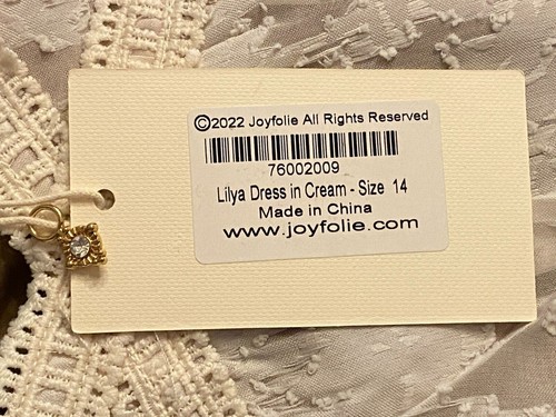 $78 Mia Joy Joyfolie Lilya Square Neck Puff Sleeve Hi-Low Dress | Cream - Picture 25 of 25