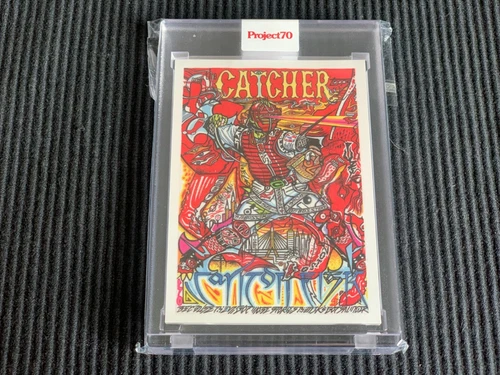 2021 TOPPS PROJECT 70 #188 CARLTON FISK / JK5 *ENCASED ART*  RED SOX