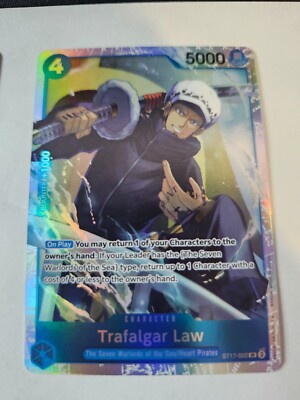 One Piece - Trafalgar Law FOIL - Blue Starter Deck 17 - ST17-002 | eBay One Piece - Trafalgar Law FOIL - Blue Starter Deck 17 - ST17-002 | eBay