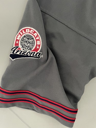 VINTAGE Colosseum Athletics Arizona Wildcats Jersey Large Adult Gray V Neck Mens - Picture 5 of 8