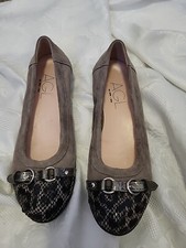 AGL Monika Attilio Giusti Leombruni Ballet Flats Women's EU 36 US 6 Snakeskin